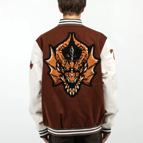 Red Dragon Varsity Wool Jacket