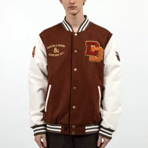 Red Dragon Wool Varsity Jacket