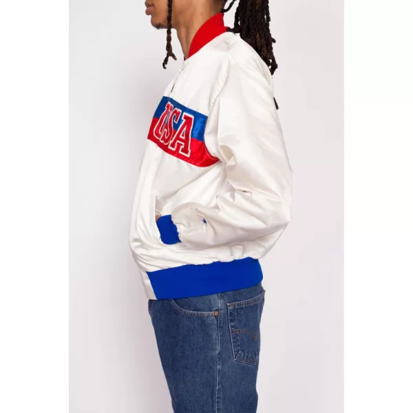 USA Satin Starter Jacket