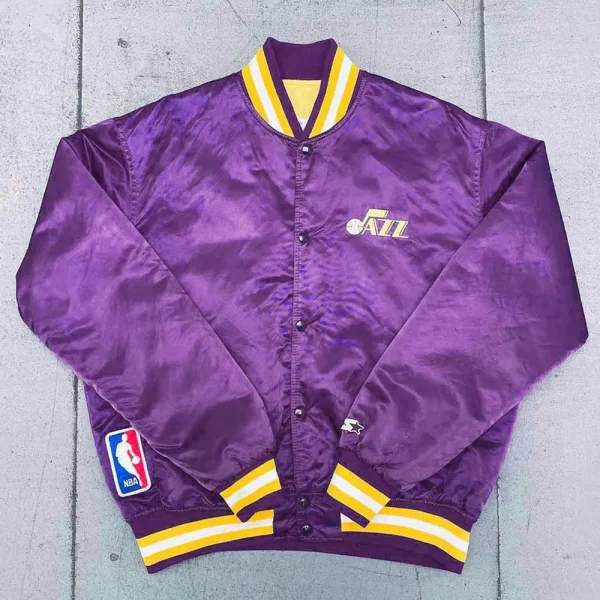 1980’s Utah Jazz Purple Satin Jacket