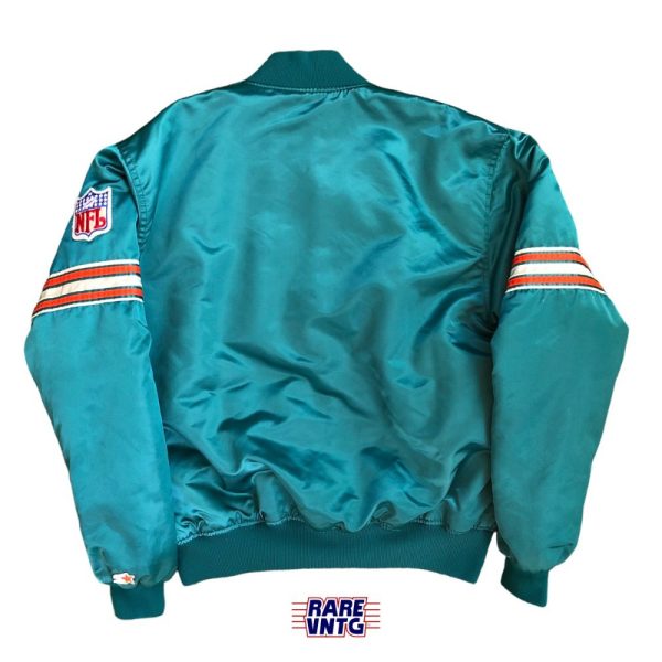 80’s Miami Dolphins Starter Satin NFL Bomber Satin Jacket