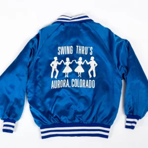 80s Swing Dancing Satin Bomber Jacket