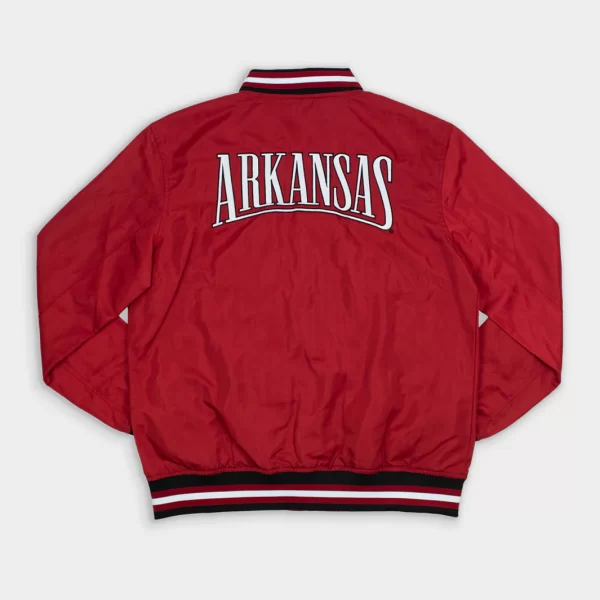 Arkansas Retro Red Bomber Jacket