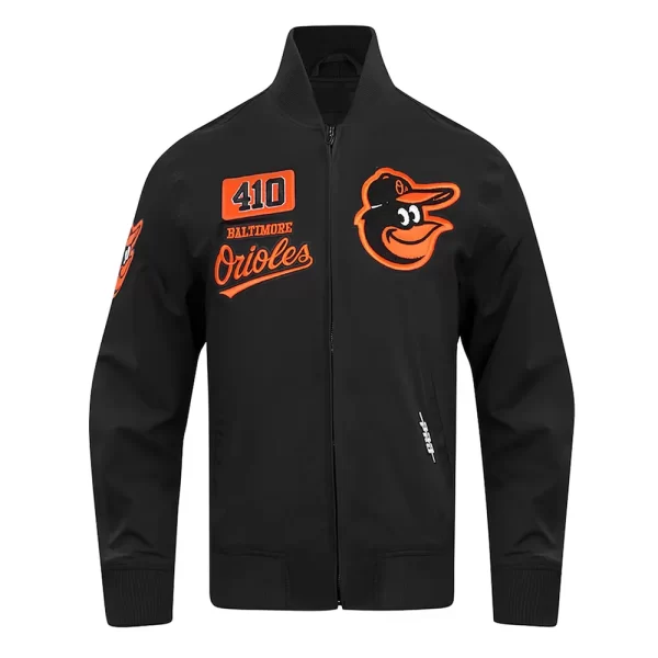 Baltimore Orioles Area Code Black Cotton Jacket