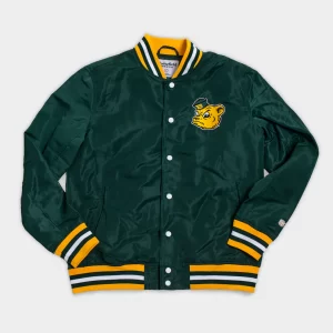 Baylor Bears Vintage-Inspired Satin Bomber Jacket