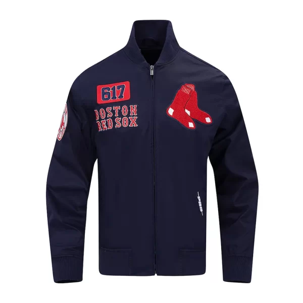 Boston Red Sox Area Code Navy Blue Jacket