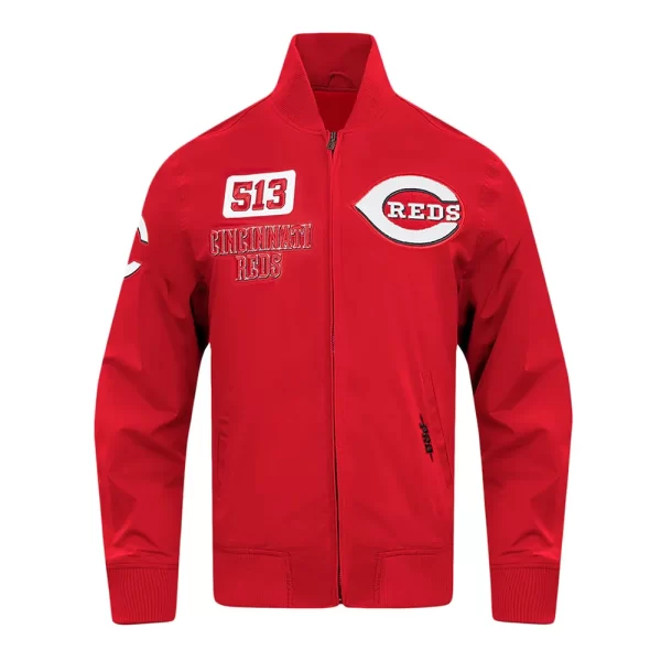 Cincinnati Reds Area Code Red Cotton Jacket