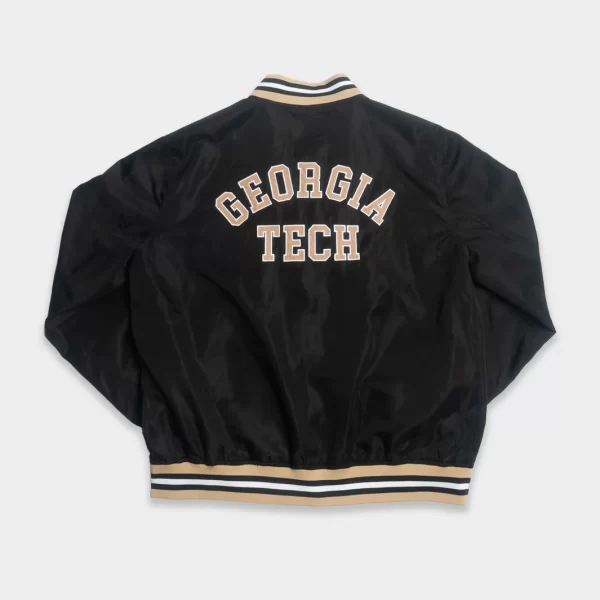 Georgia Tech Vintage Logo Black Bomber Jacket