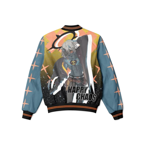 Guilty Gear Strive Happy Chaos Lightweight Satin Bomber Jacket