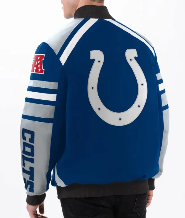 Indianapolis Colts Power Forward Racing Full-Snap Jacket