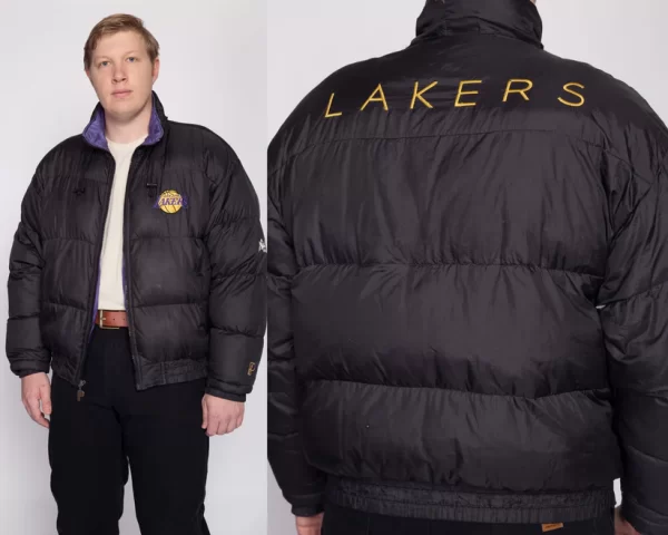 LA Lakers Pro Player Down Feather Puffer Jackets