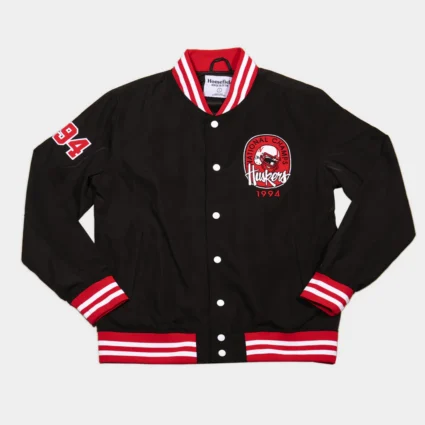 Nebraska Football 1994 National Champions Black Bomber Jacket