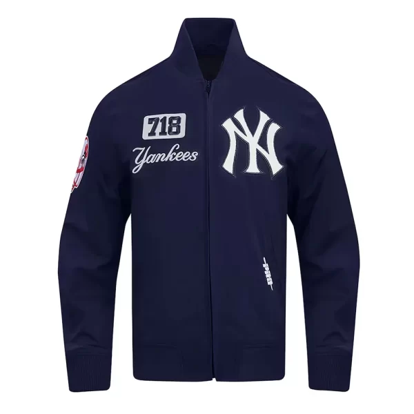 New York Yankees Area Code Navy Blue Jacket