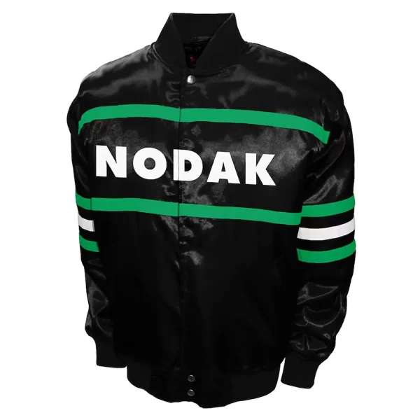 North Dakota 2nd Era Black Satin Jacket