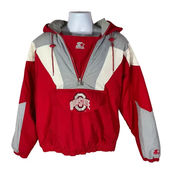 Ohio State 90’s Pullover Red Jacket