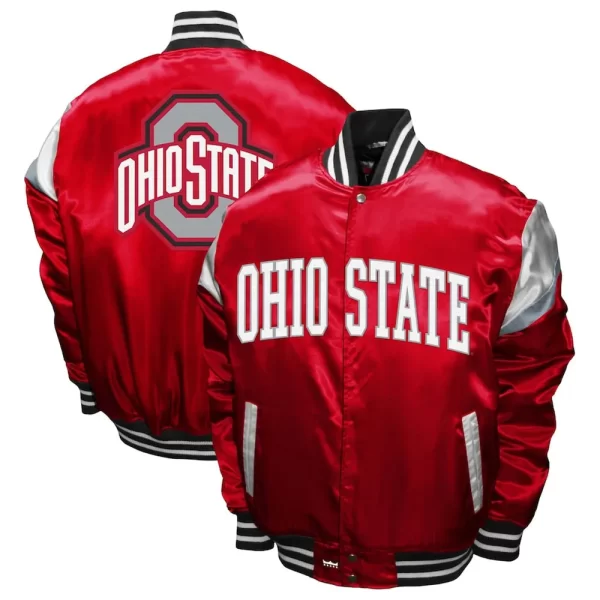 Ohio State Buckeyes Power Satin Jacket