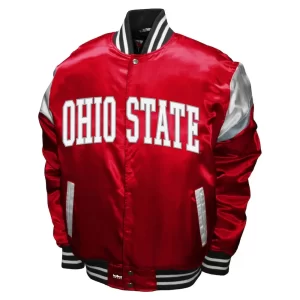 Ohio State Buckeyes Power Varsity Satin Jacket