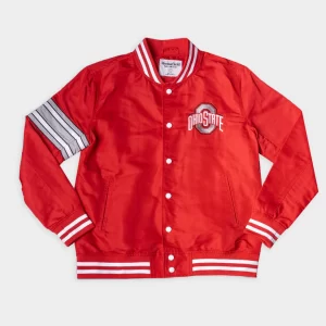 Ohio State Football 2014 National Champions Red Bomber Jacket