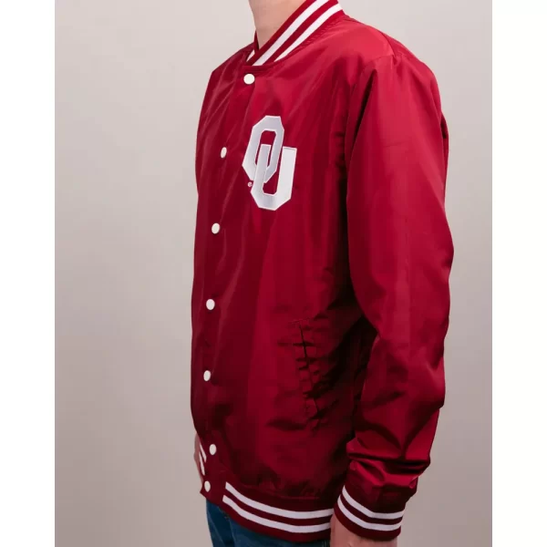 Oklahoma Boomer Sooners Varsity Satin Jacket