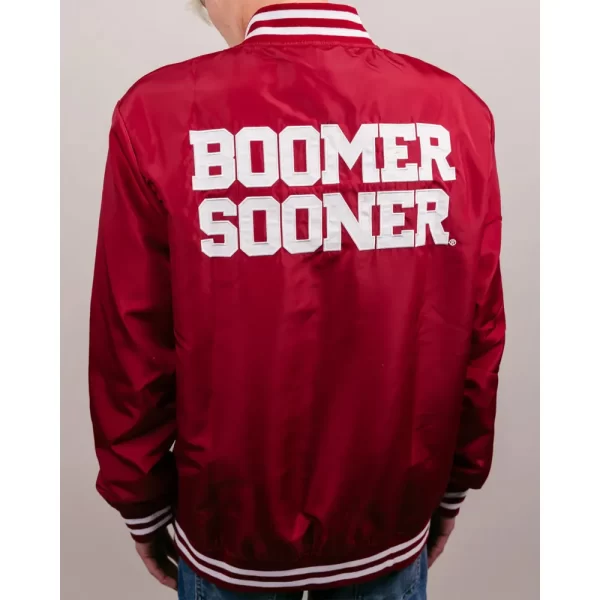 Oklahoma Boomer Sooners Varsity Satin Jackets