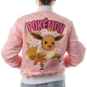 Pokemon Eevee Pink Cotton Jacket