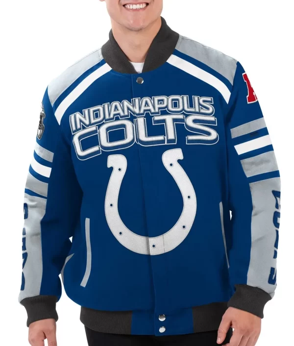 Power Forward Racing Indianapolis Colts Cotton Jacket