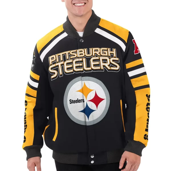 Power Forward Racing Pittsburgh Steelers Cotton Jacket