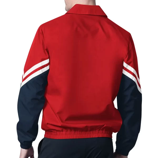 Red Washington Nationals Champ Cotton Full Zip Jacket