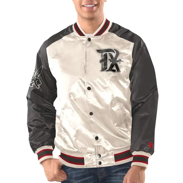 Renegade Texas Rangers White & Black Jacket