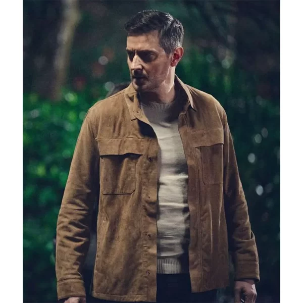 Richard Armitage Fool Me Once Suede Jacket