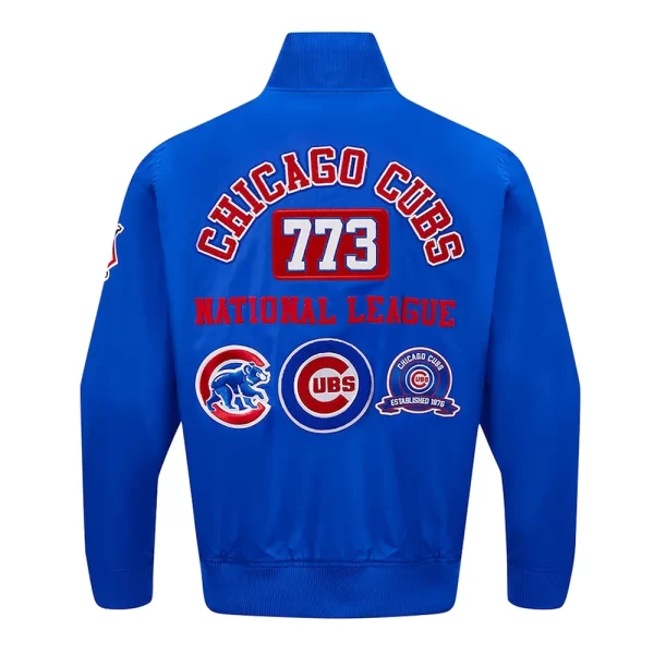 Royal Chicago Cubs Area Code Full-Zip Cotton Jacket