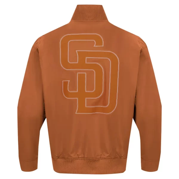 San Diego Padres Area Code Full-Zip Cotton Jacket