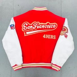 San Francisco 49ers 1990 Super Bowl XXIV Champions Wool Varsity Jacket