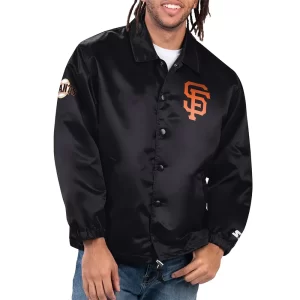 San Francisco Giants Option Route Coaches Satin Jacket