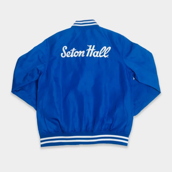 Seton Hall Pirates Vintage-Inspired Bomber Blue Jacket