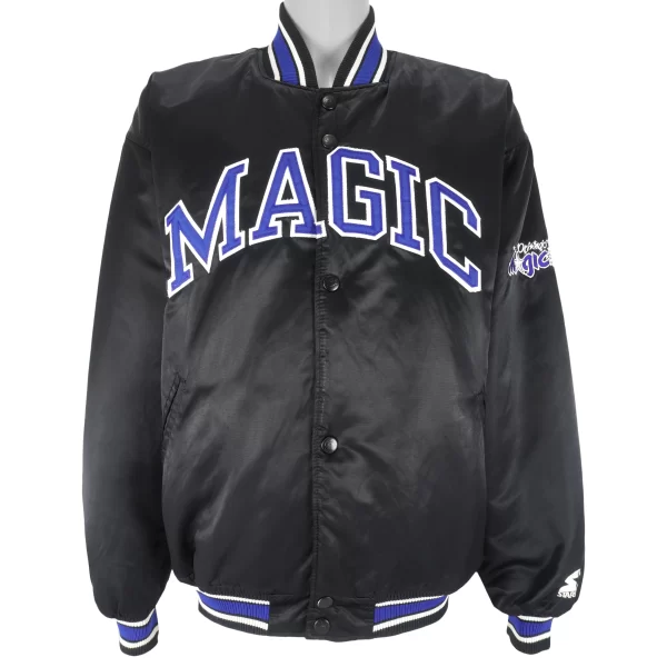 Starter Orlando Magic Satin Black Jacket