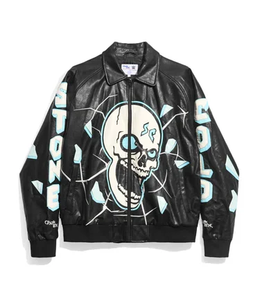 Stone Cold Steve Austin Shattered Glass Black Jacket