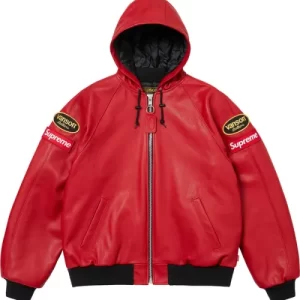 Supreme x Vanson Leathers Hooded Work Jacket