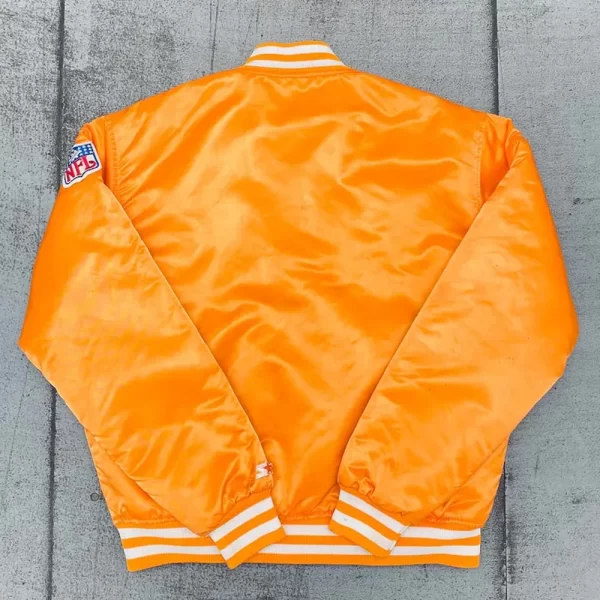 Tampa Bay Buccaneers Creamsicle 1980’s Orange Satin Bomber Jacket