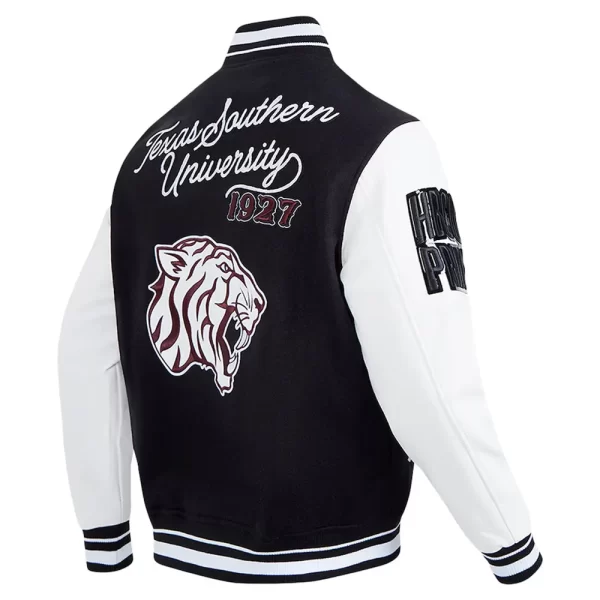 Texas Southern Tigers Black & White Varsity Jackets