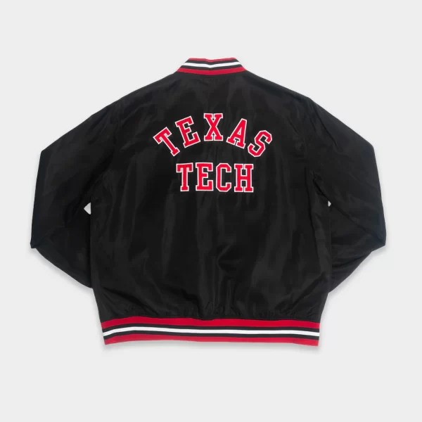 Texas Tech Red Raiders Vintage-Inspired Black Bomber Jacket