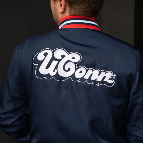 UConn Bubble Script Bomber Jackets