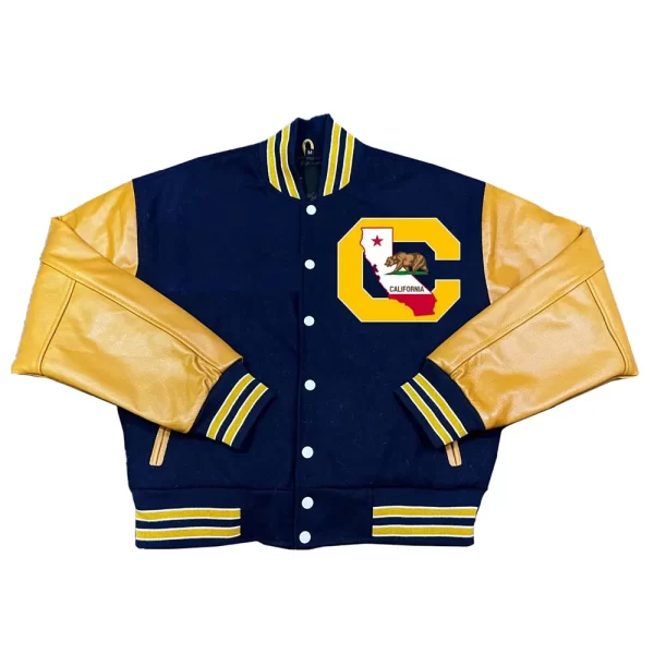 University of California Golden Bears Navy & Yellow Varsity Jacket