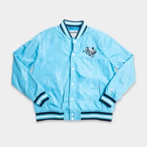 Villanova Wildcats Vintage Logo Ice Blue Bomber Jacket