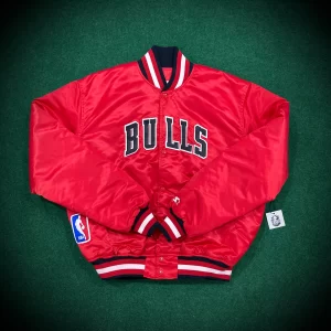 Vintage Chicago Bulls Starter Red Jacket