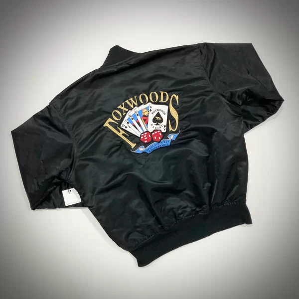 Vintage Foxwoods Casino Black Jacket