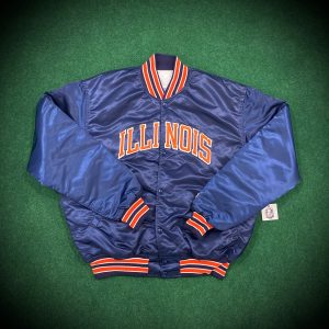 Vintage University of Illinois Starter Blue Jacket