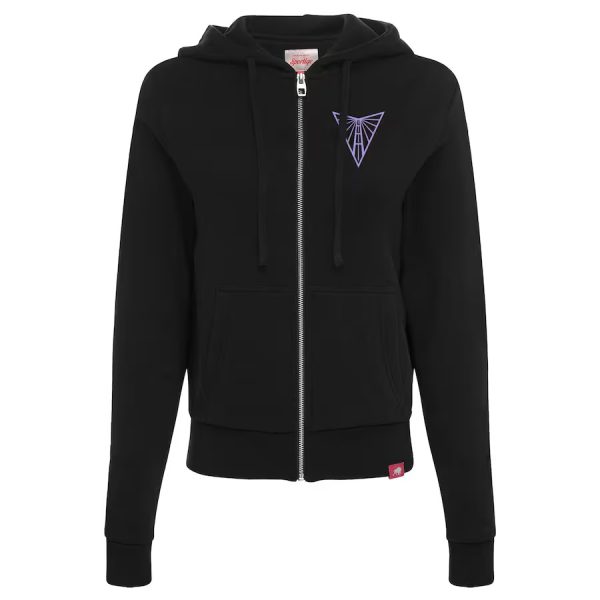 Women's Sportiqe Black Golden State Valkyries Ally Tri-Blend Fleece Full-Zip Hoodie