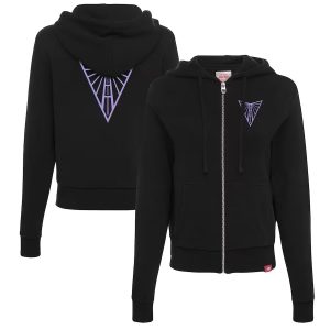 Women's Sportiqe Black Golden State Valkyries Ally Tri-Blend Fleece Hoodie