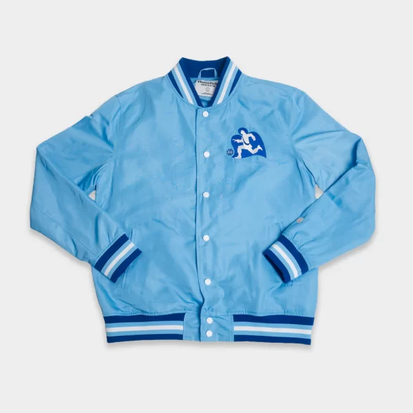 Xavier Musketeers Vintage Logo Satin Bomber Jacket